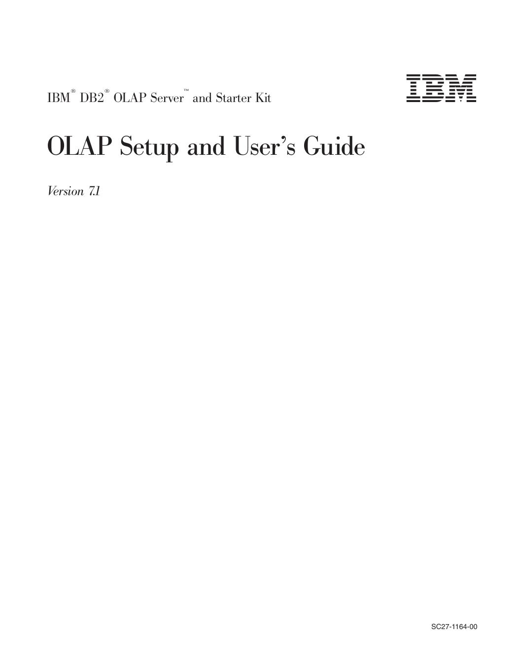 OLAP Setup and User's Guide