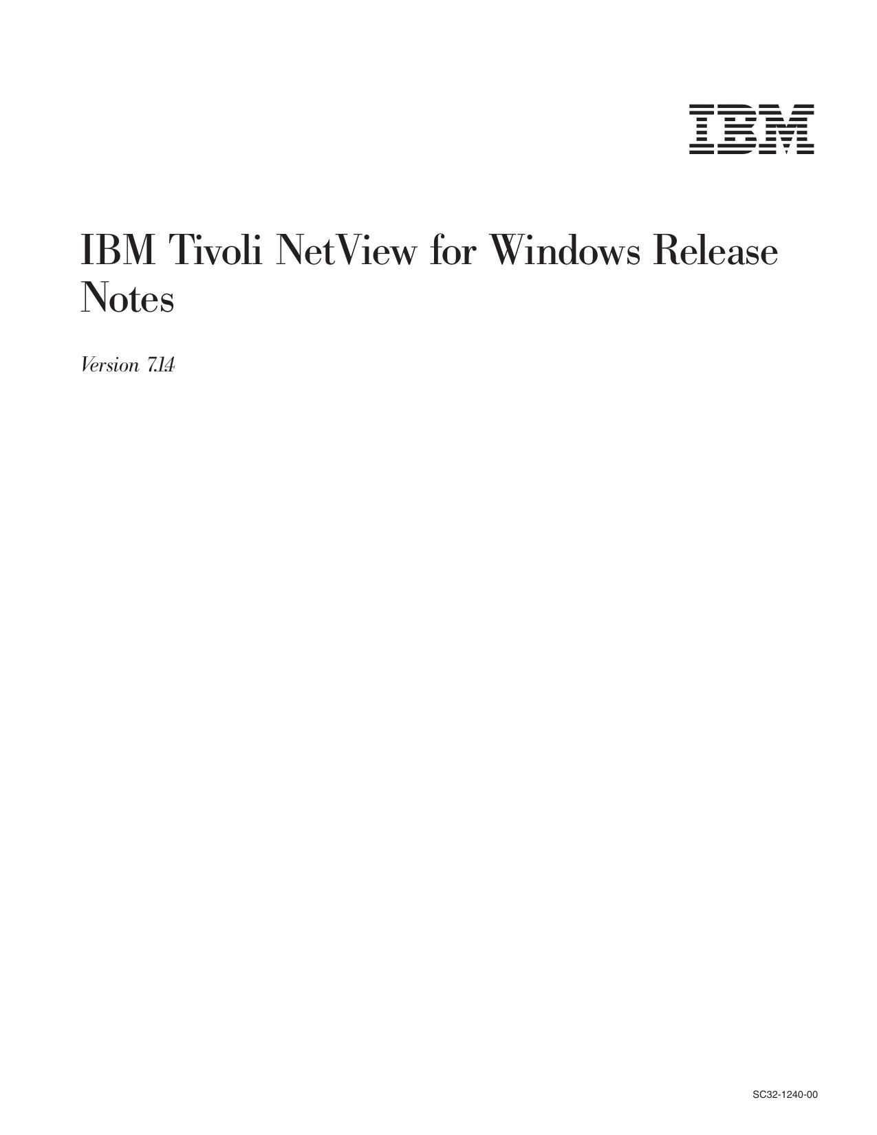 Release Notes