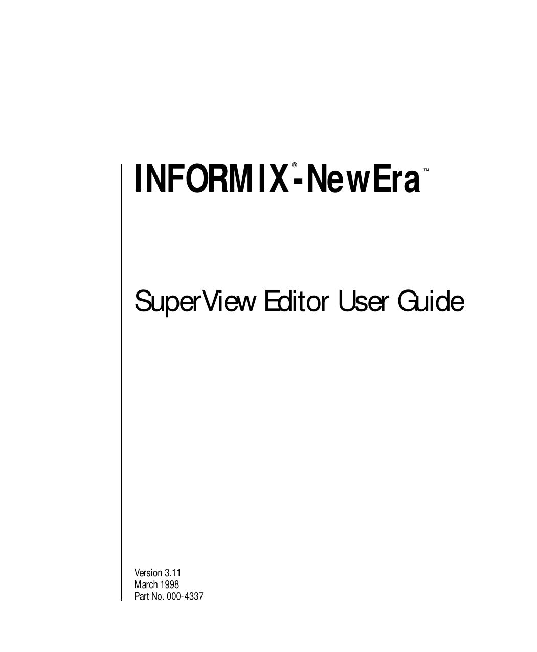 SuperView Editor User Guide