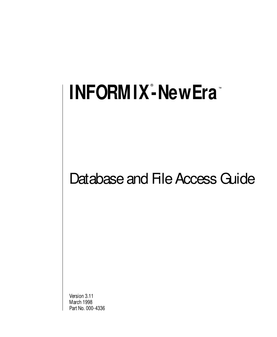 Database and File Access Guide