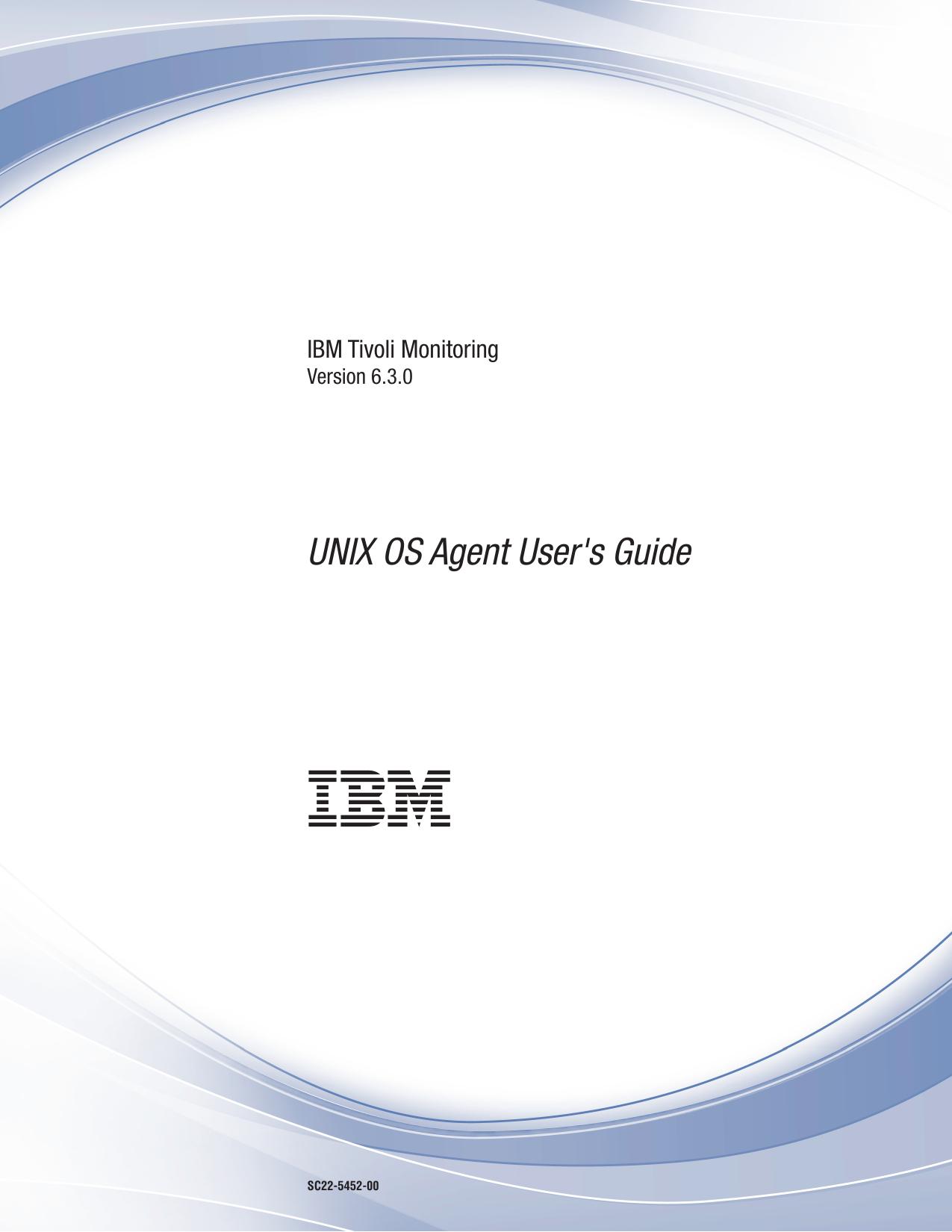 IBM Tivoli Monitoring: UNIX OS Agent User's Guide