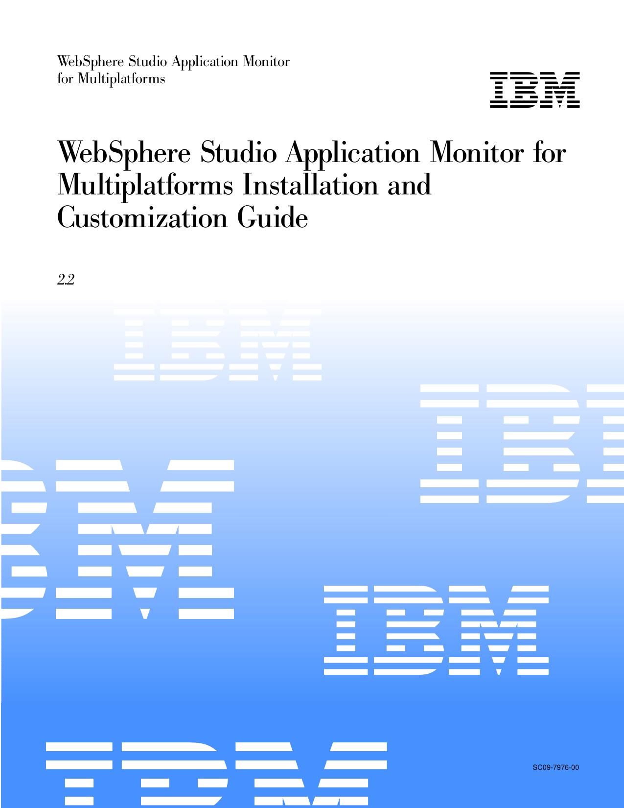 Application Monitor for Multiplatforms Installation and Customization Guide