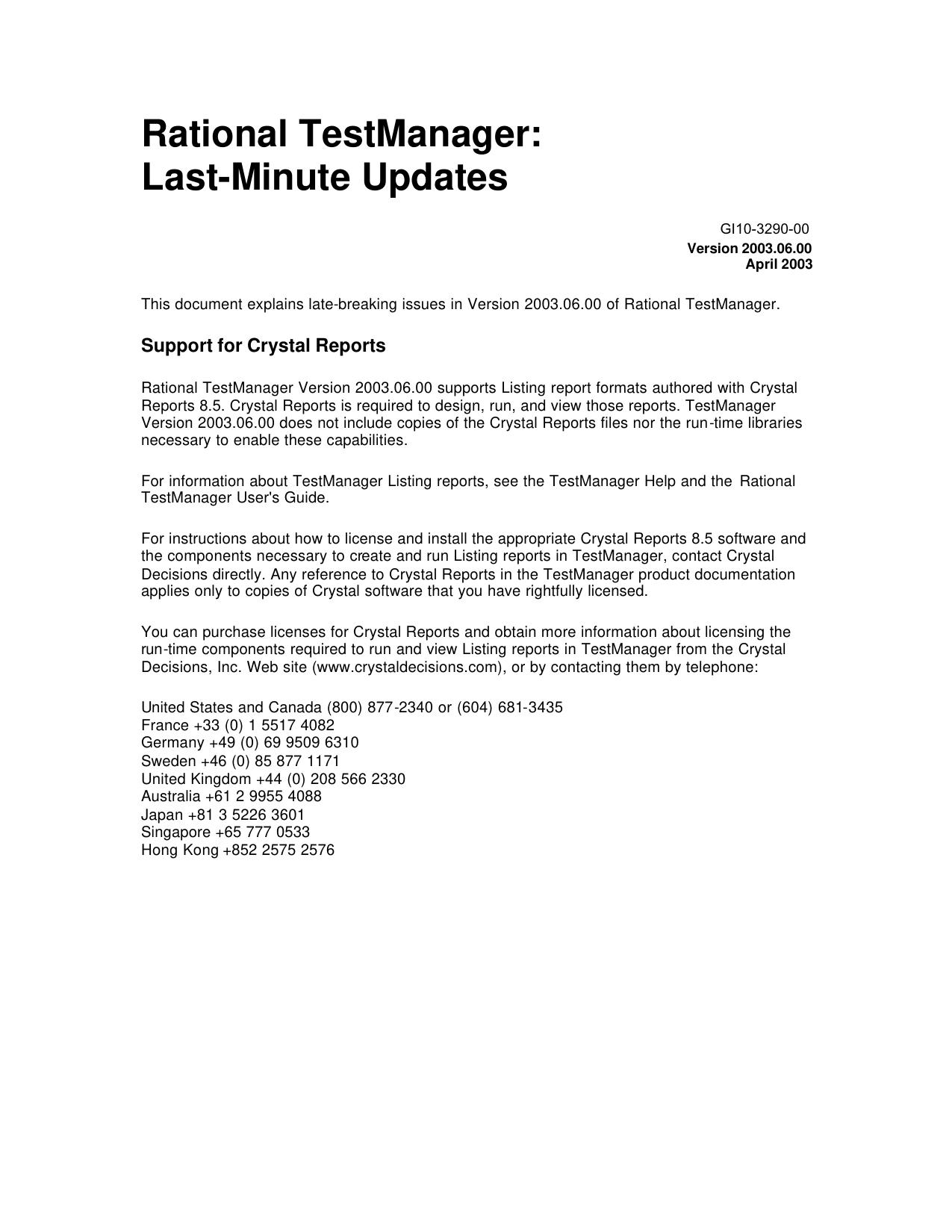 V20030600 Rational TestManager Pink Sheet Sample.PDF