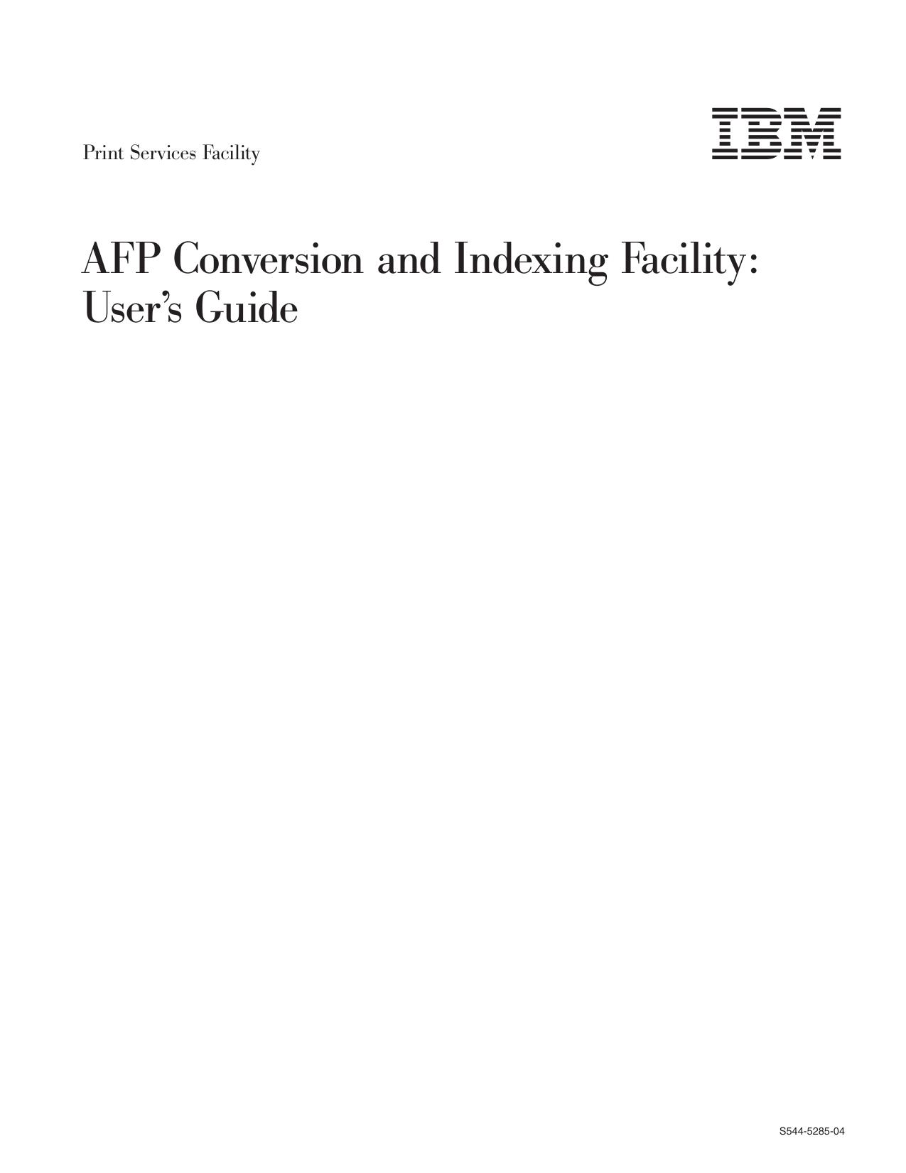 ACIF: User's Guide