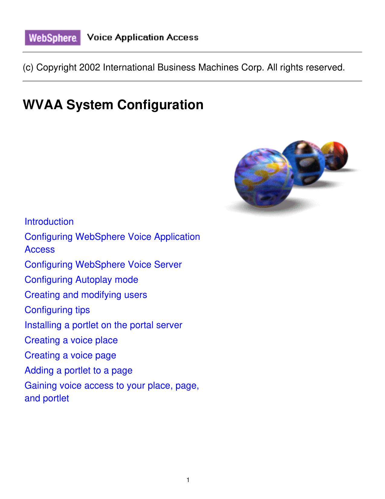 WVAA System Configuration