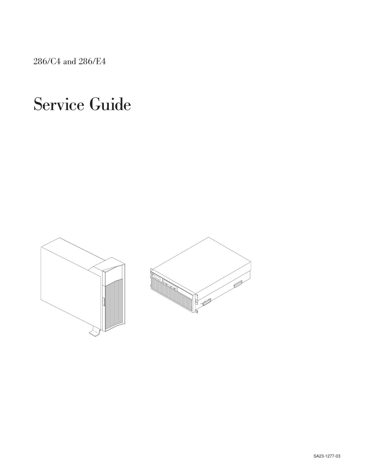 286/C4 and 286/E4 Service Guide