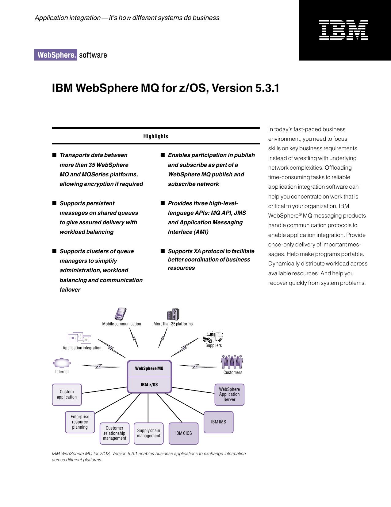 WS MQ for zOS R04 (1987-01 00).indd