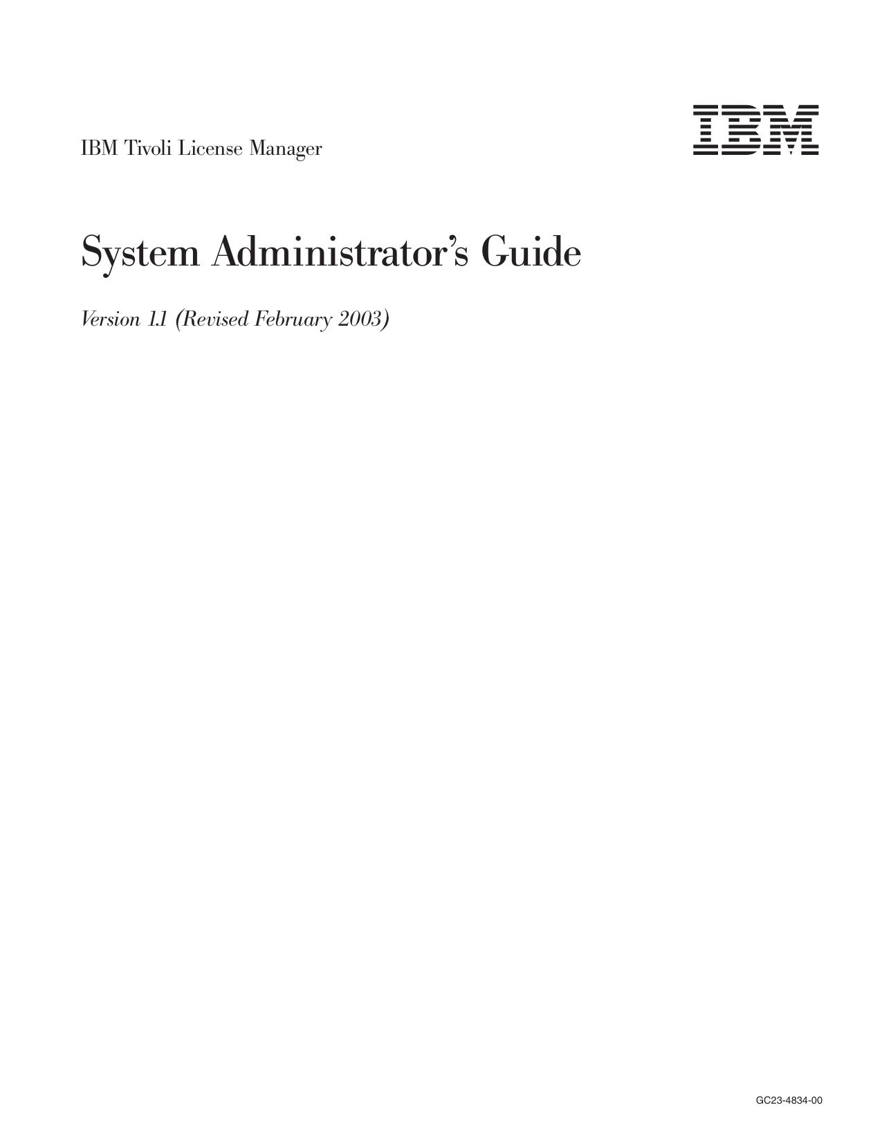IBM Tivoli License Manager: System Administrator™s Guide