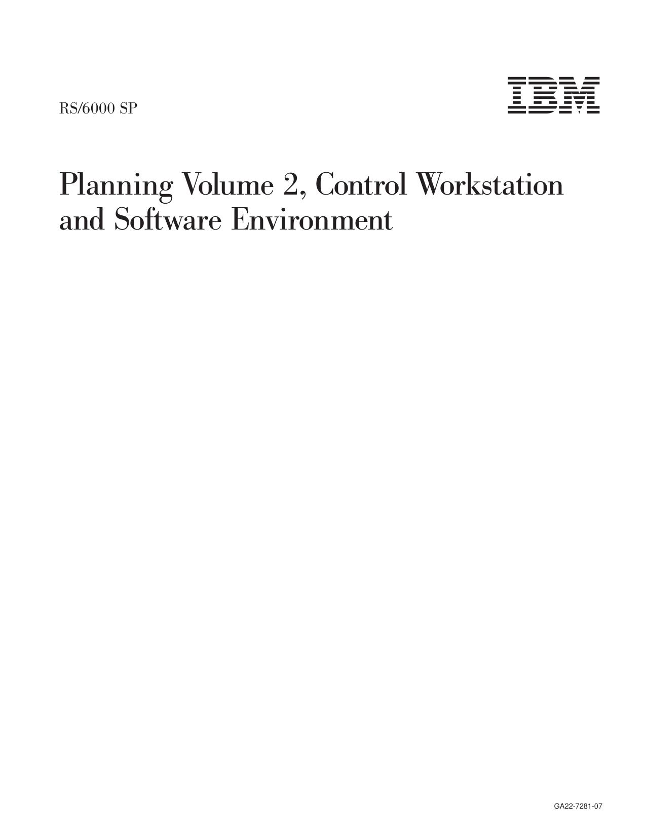 SP: Planning Volume 2