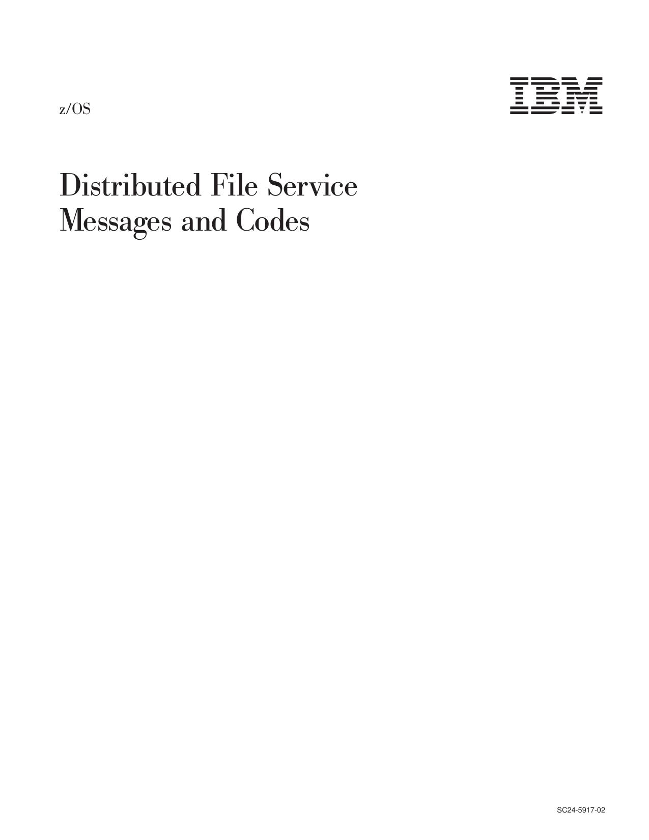 DFS/SMB Messages and Codes