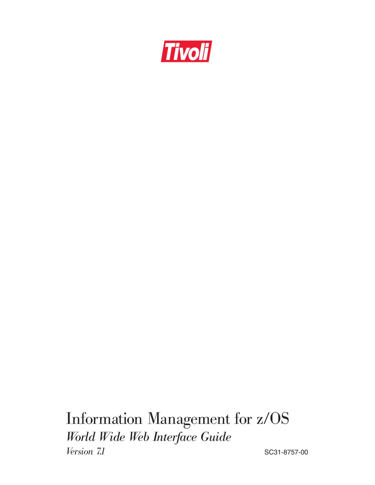 World Wide Web Interface Guide