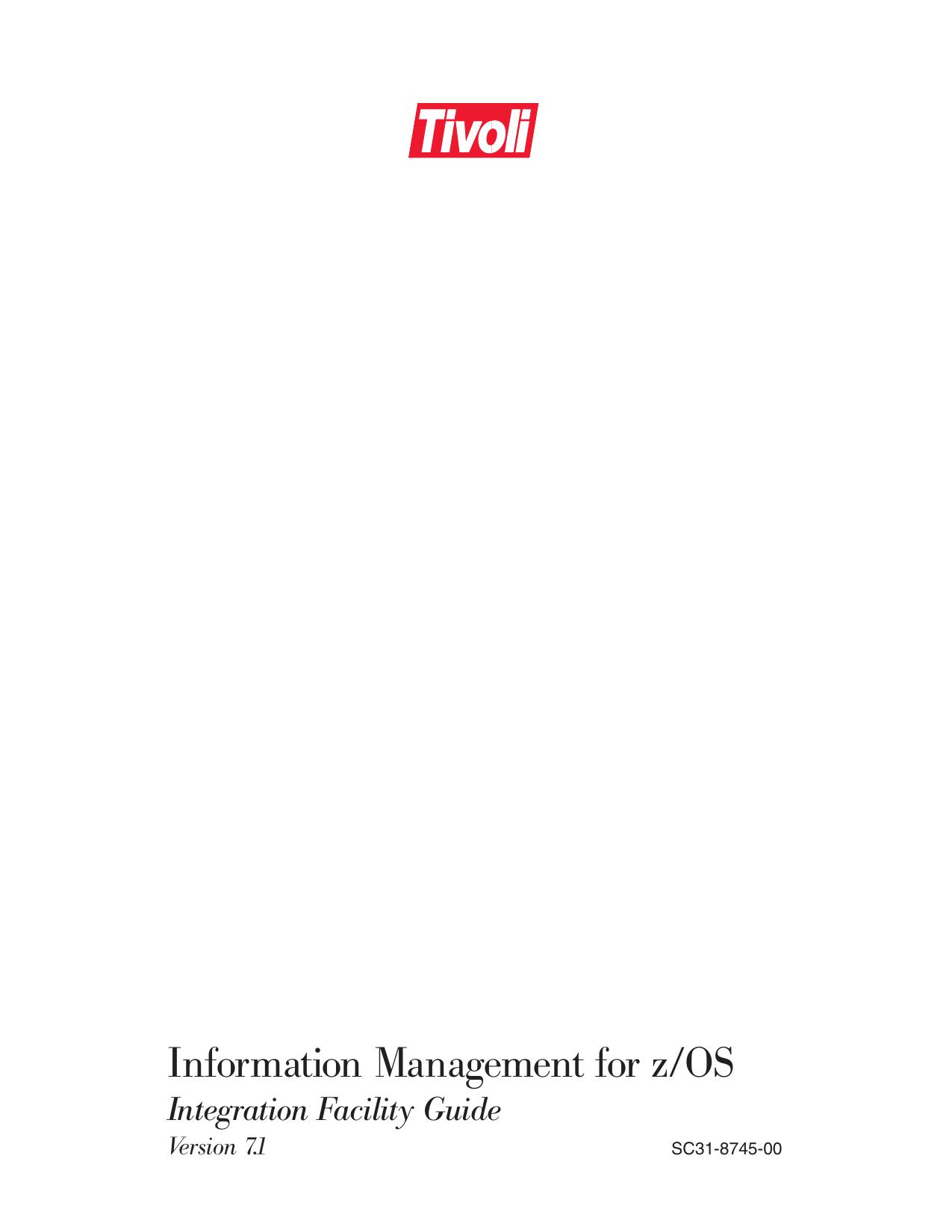 Integration Facility Guide