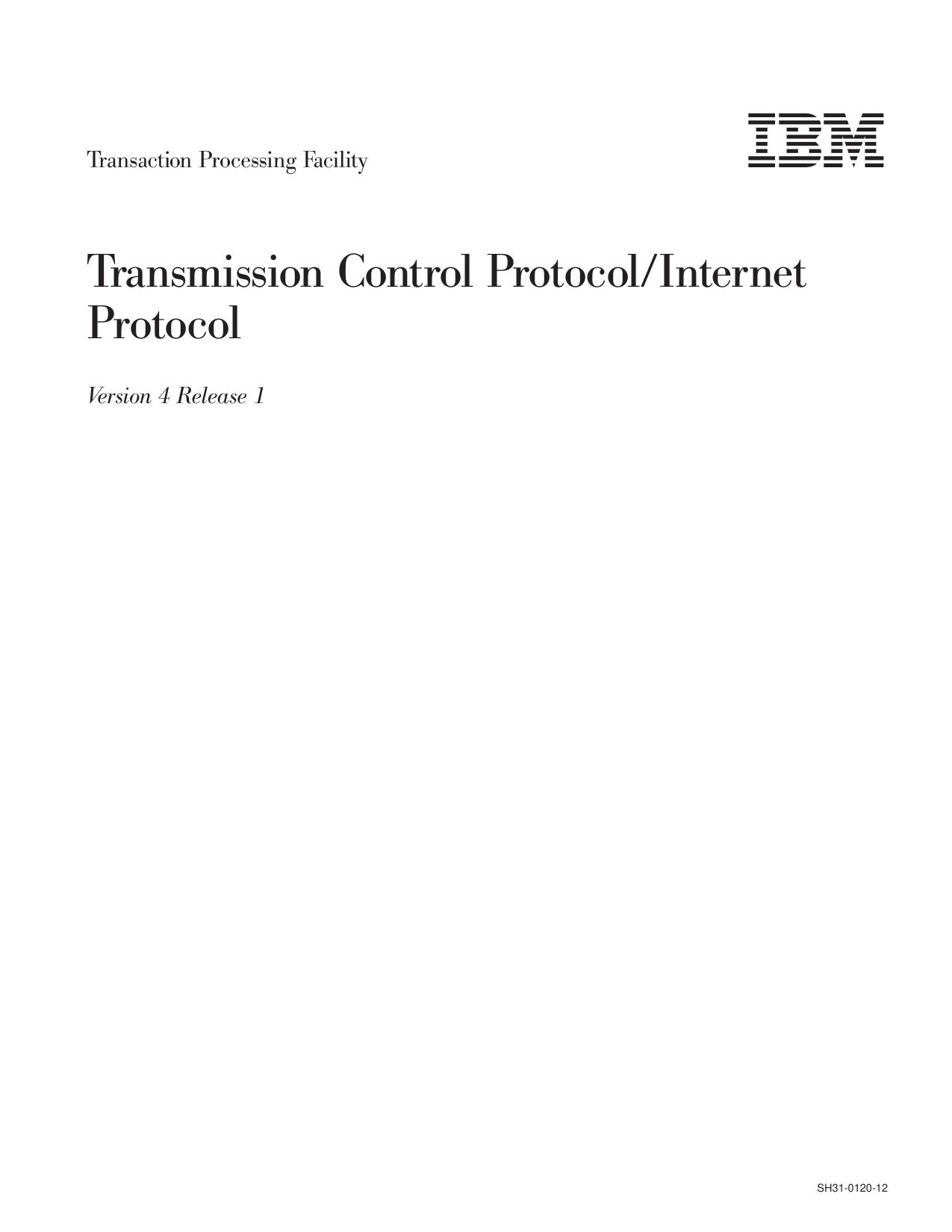 TPF V4R1 TCP/IP