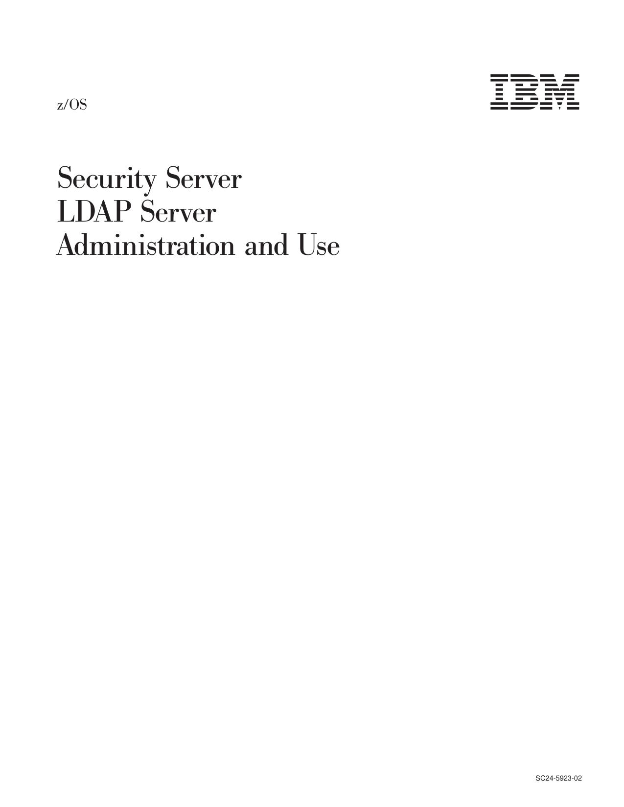 LDAP Server Administration and Use
