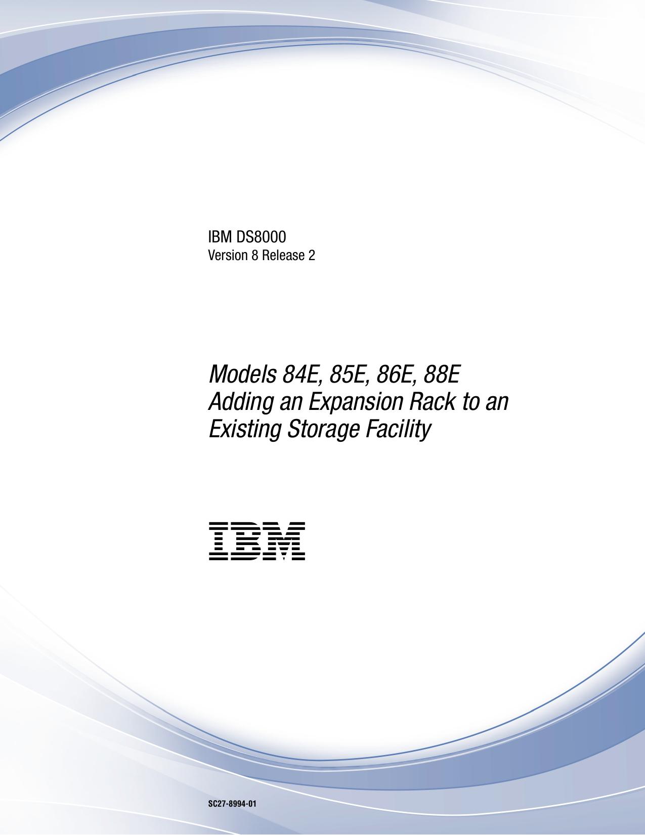 Adding an Expansion Rack 84E, 85E, 86E, 88E