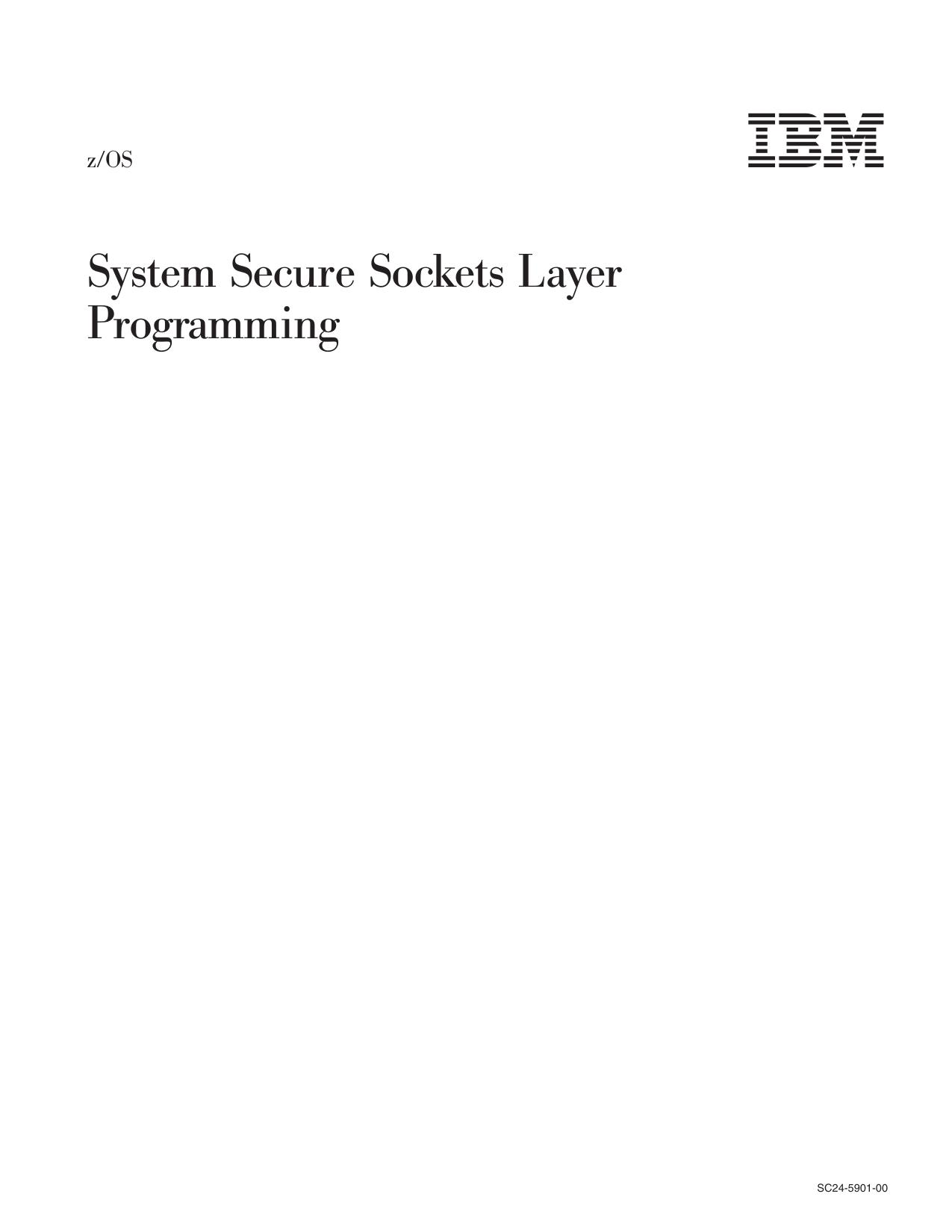 System SSL Programming