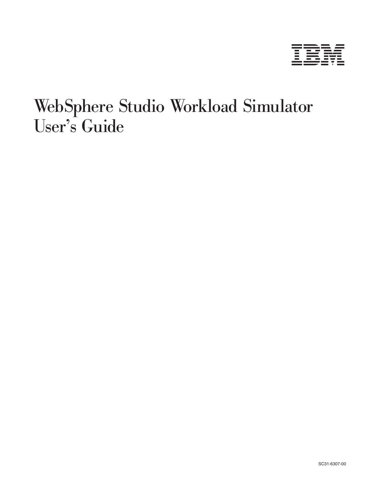 Workload Simulator User's Guide
