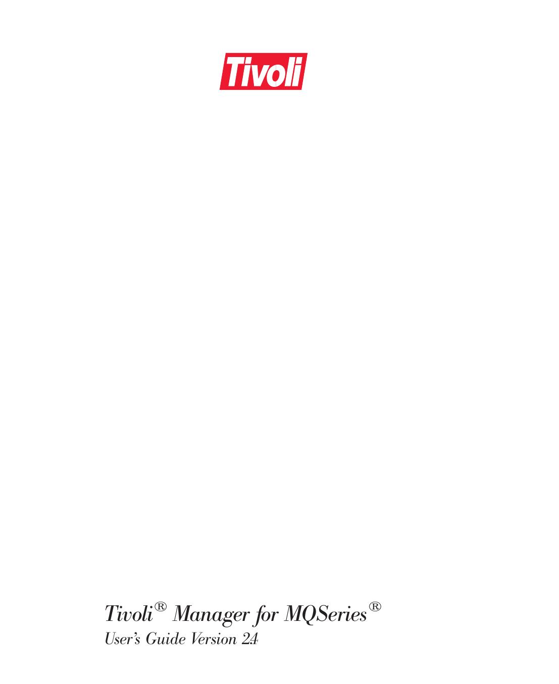 Tivoli Manager for MQSeries