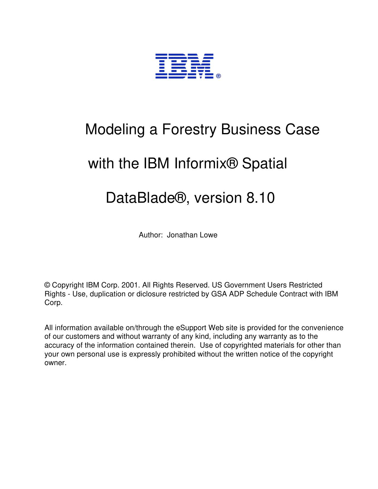 Spatial Models in the Database
