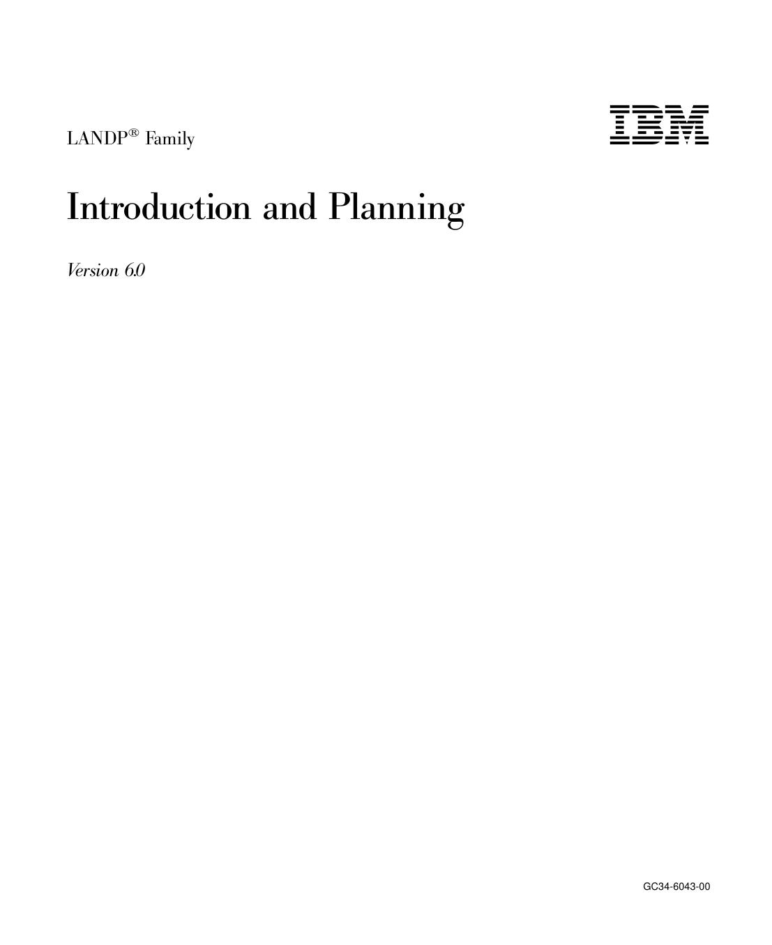 LANDP Introduction and Planning