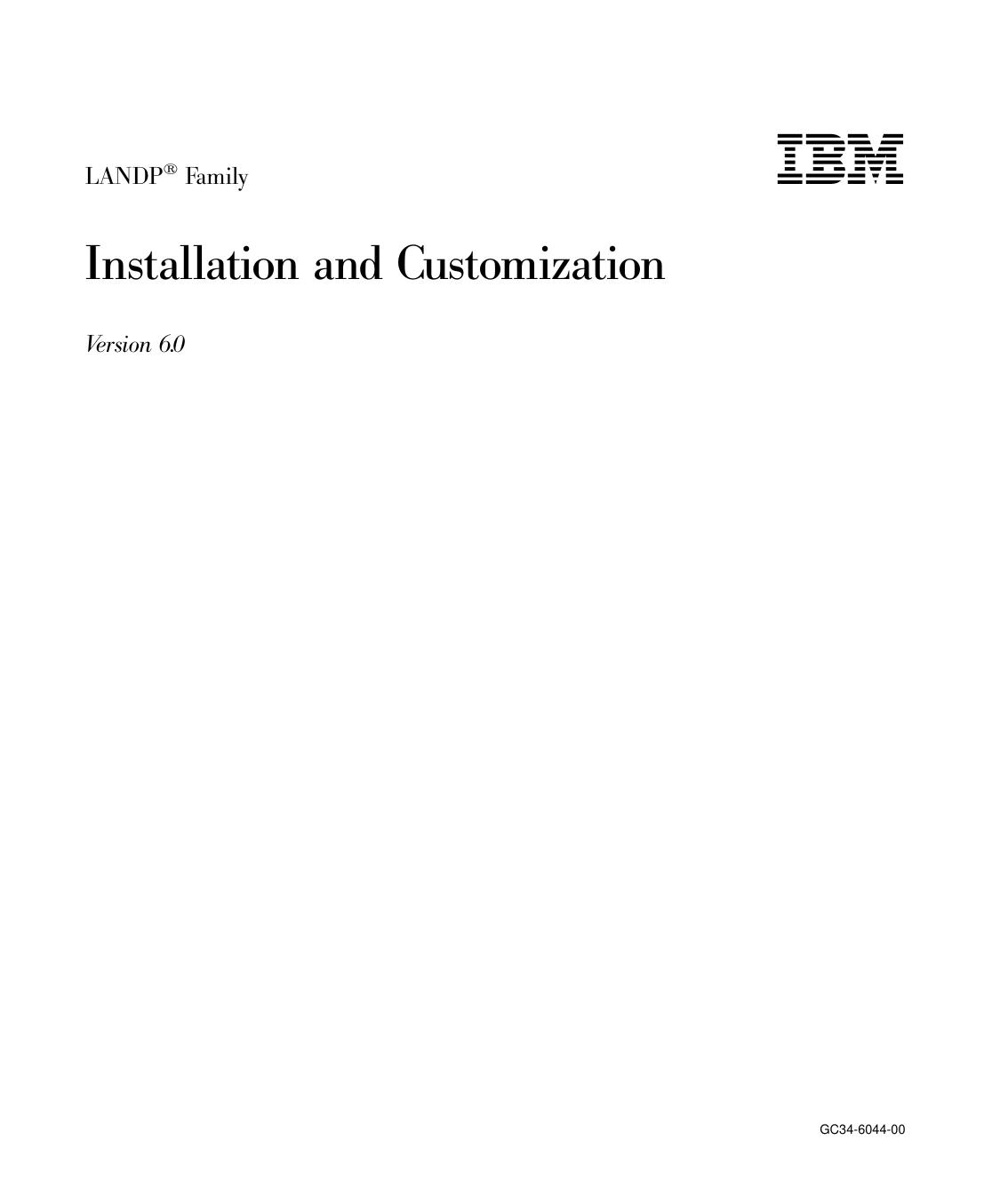 LANDP Installation and Customization