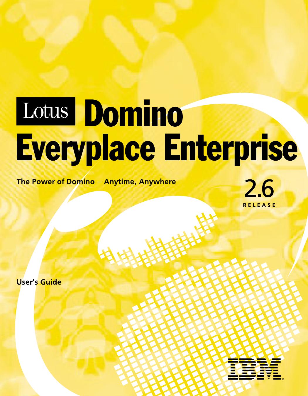 Domino EveryPlace Enterprise User's Guide 2.6