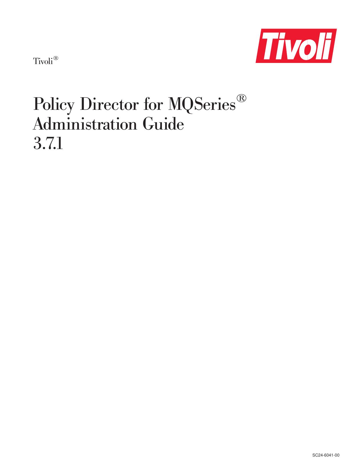 PD/MQ Administration Guide