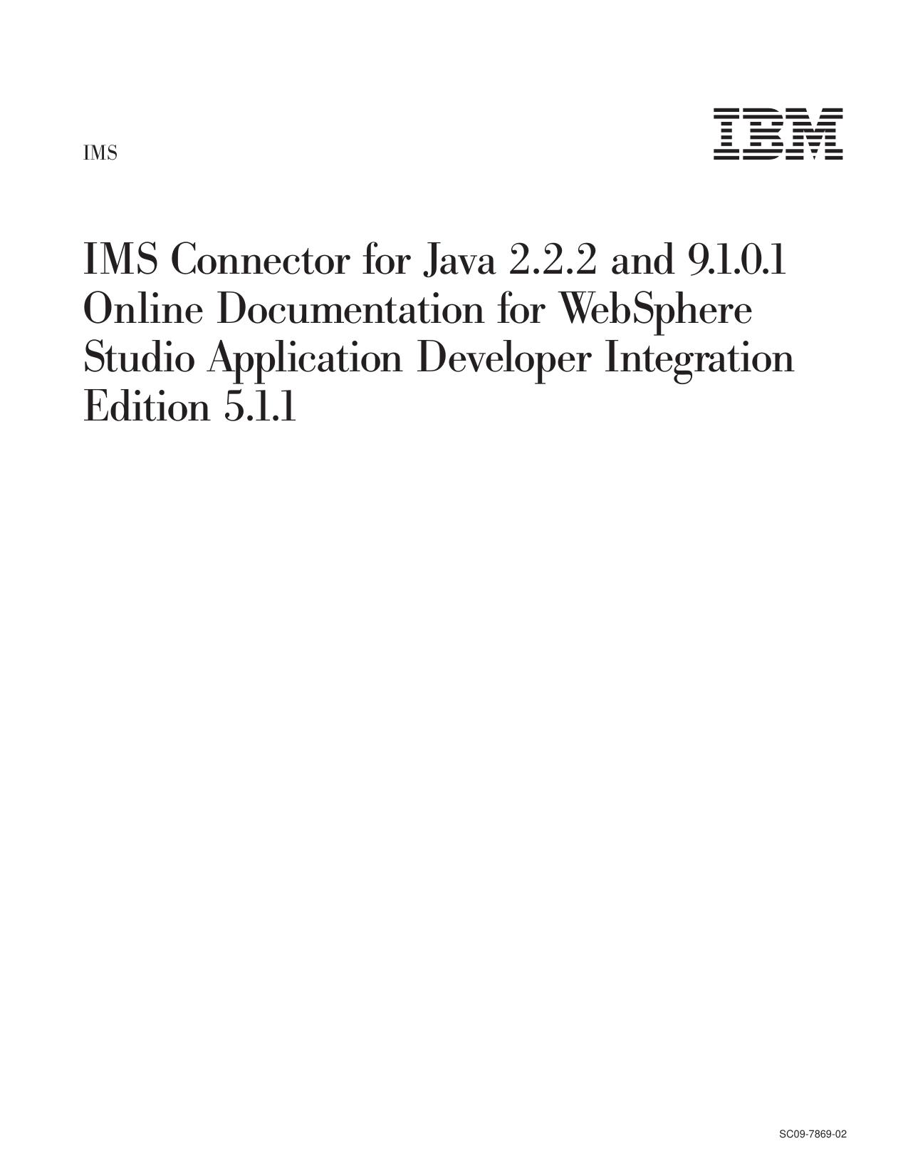 IMS Connector for Java 2.2.2