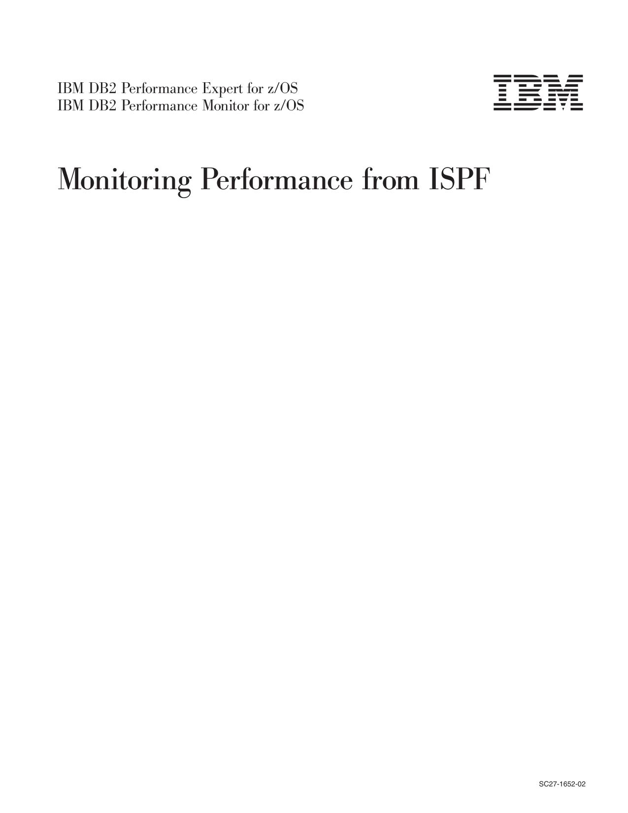Monitoring Performance from ISPF