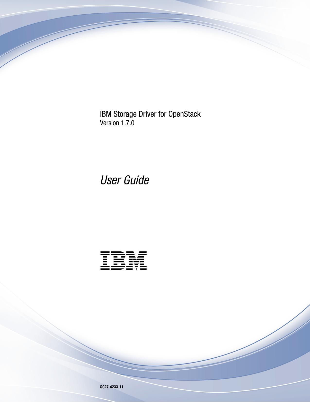 IBM Storage Driver for OpenStack