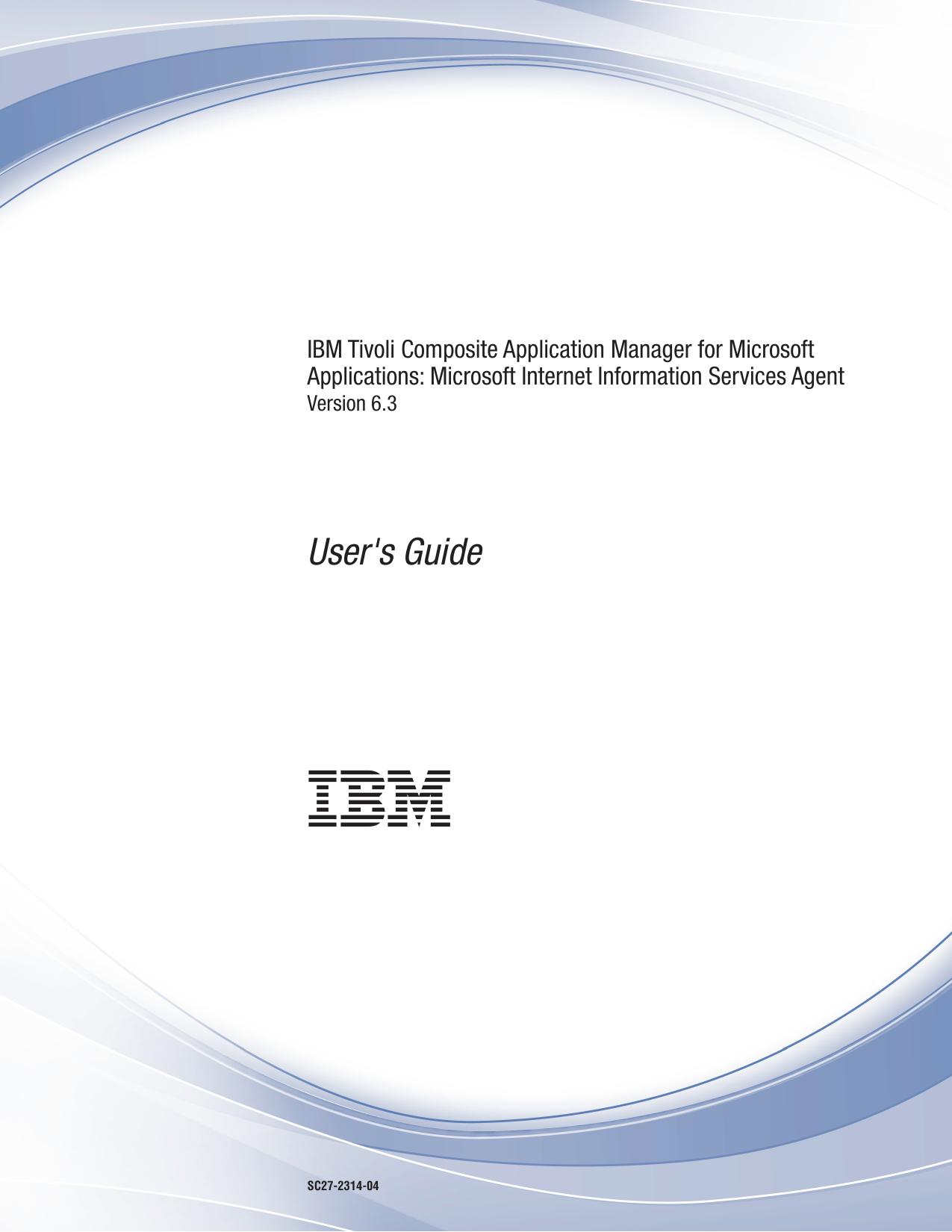 Microsoft IIS agent User's Guide