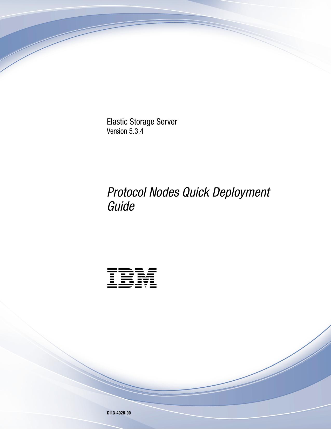 ESS 5.3.4: Protocol Nodes Quick Deployment Guide
