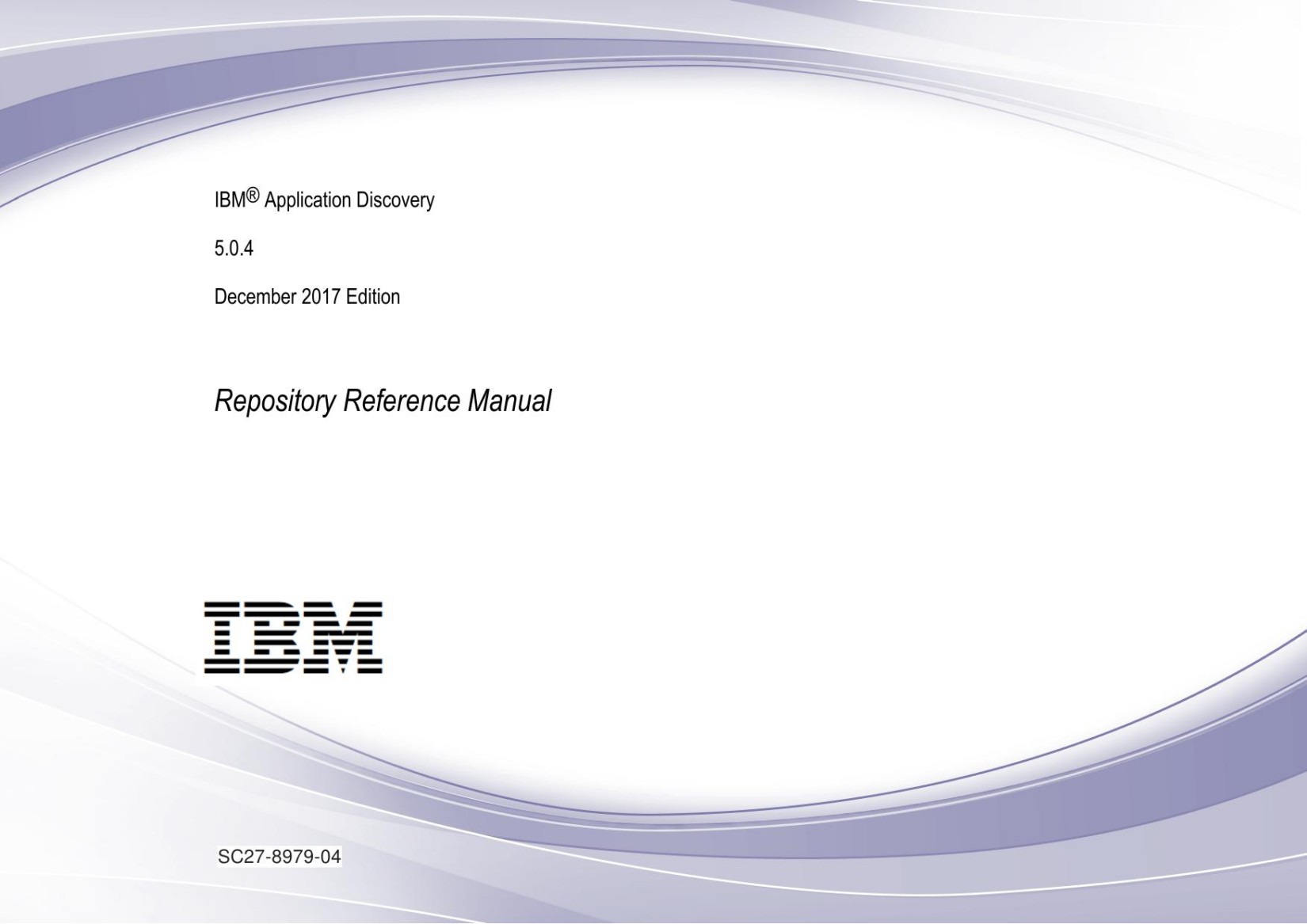 IBM AD Repository Reference Manual