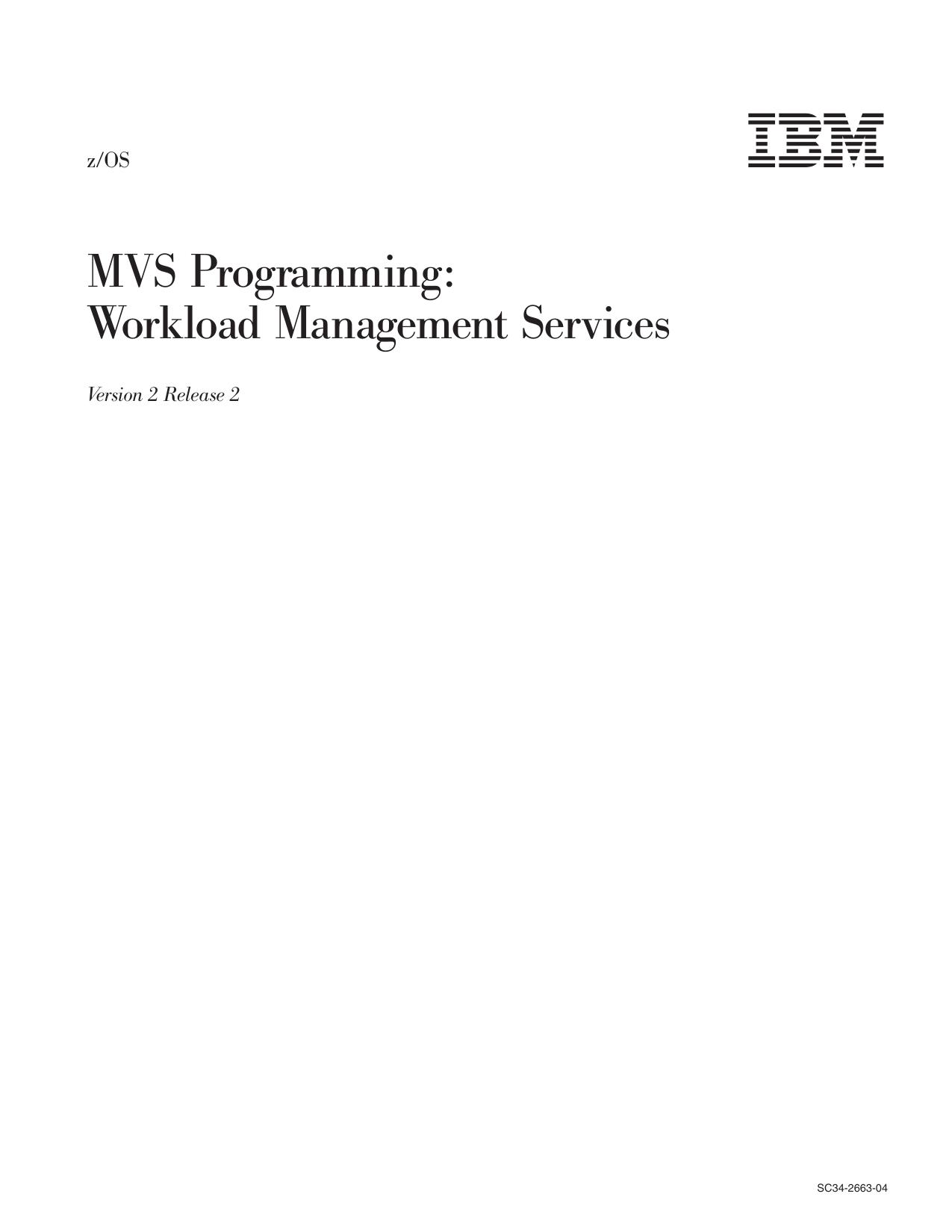 z/OS V2R2 MVS Programming: Workload Management Services