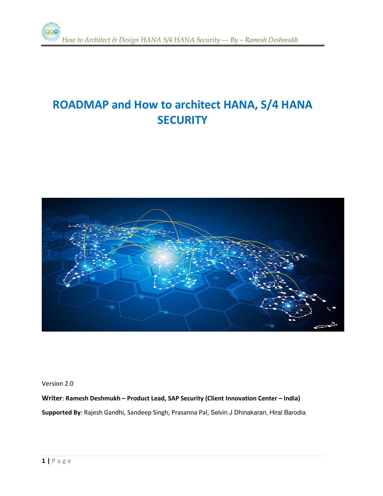 Microsoft Word - HANA_Security_Architect_Design_V2.0.docx