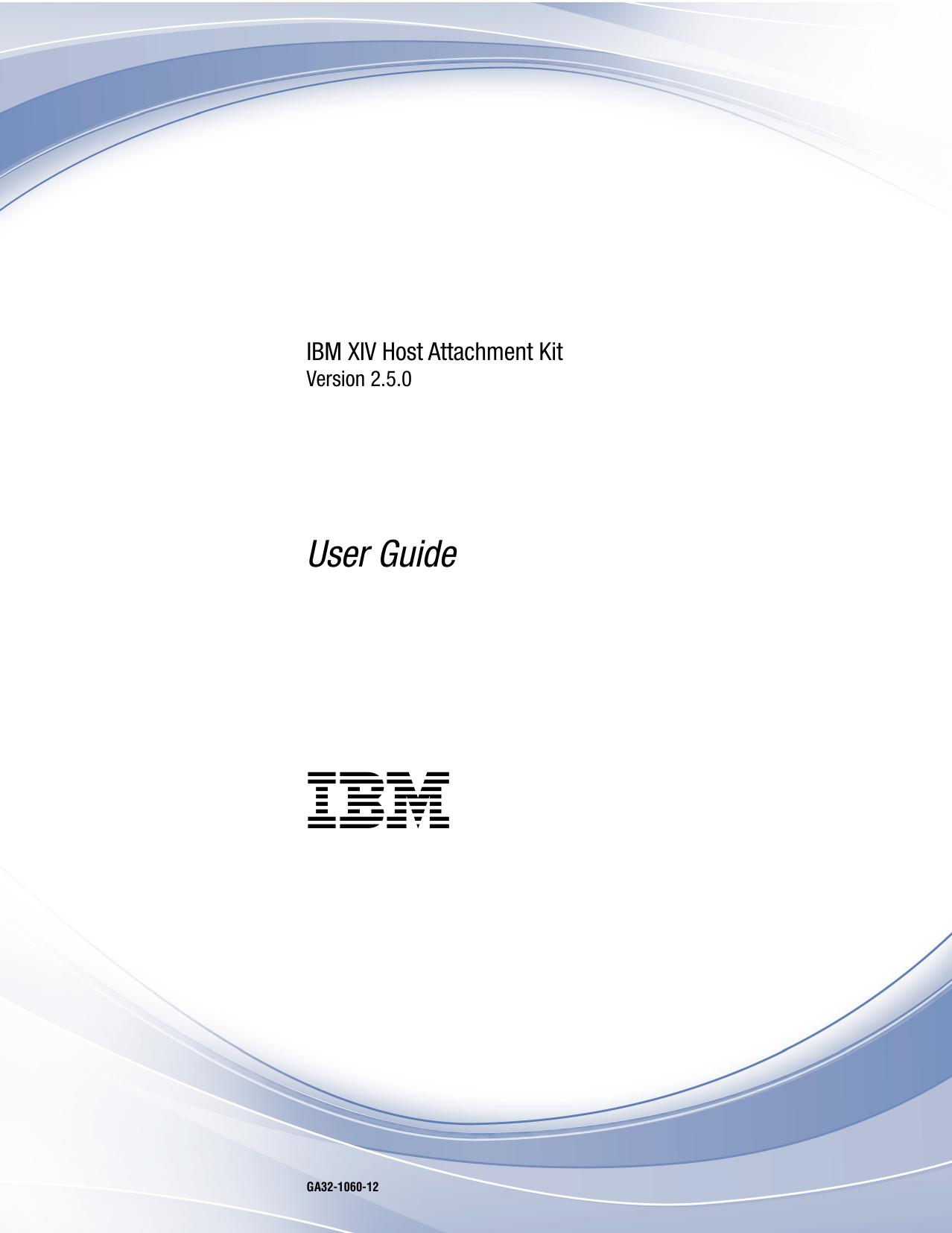 IBM XIV Host Attachment Kit User Guide
