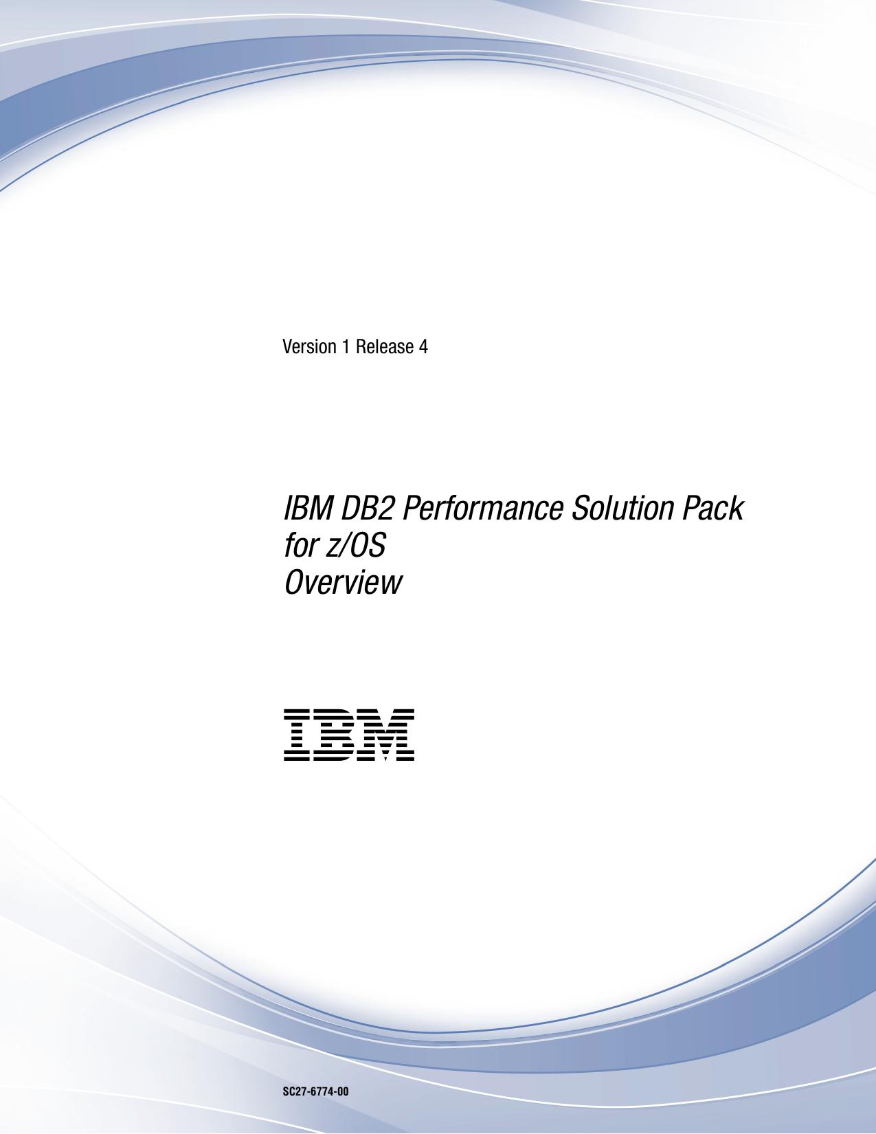 DB2 Performance Solution Pack