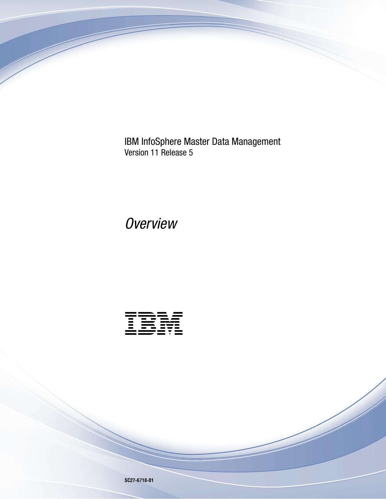 InfoSphere MDM Overview