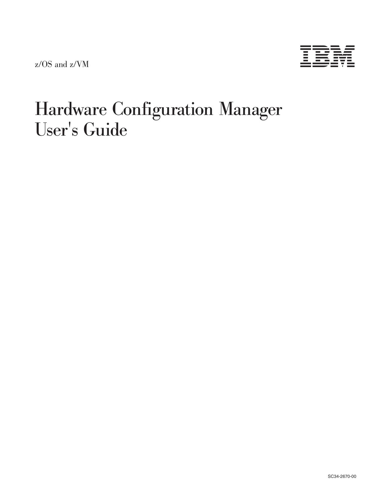 z/OS V2R1.0 and z/VM V6R2.0 HCM User's Guide