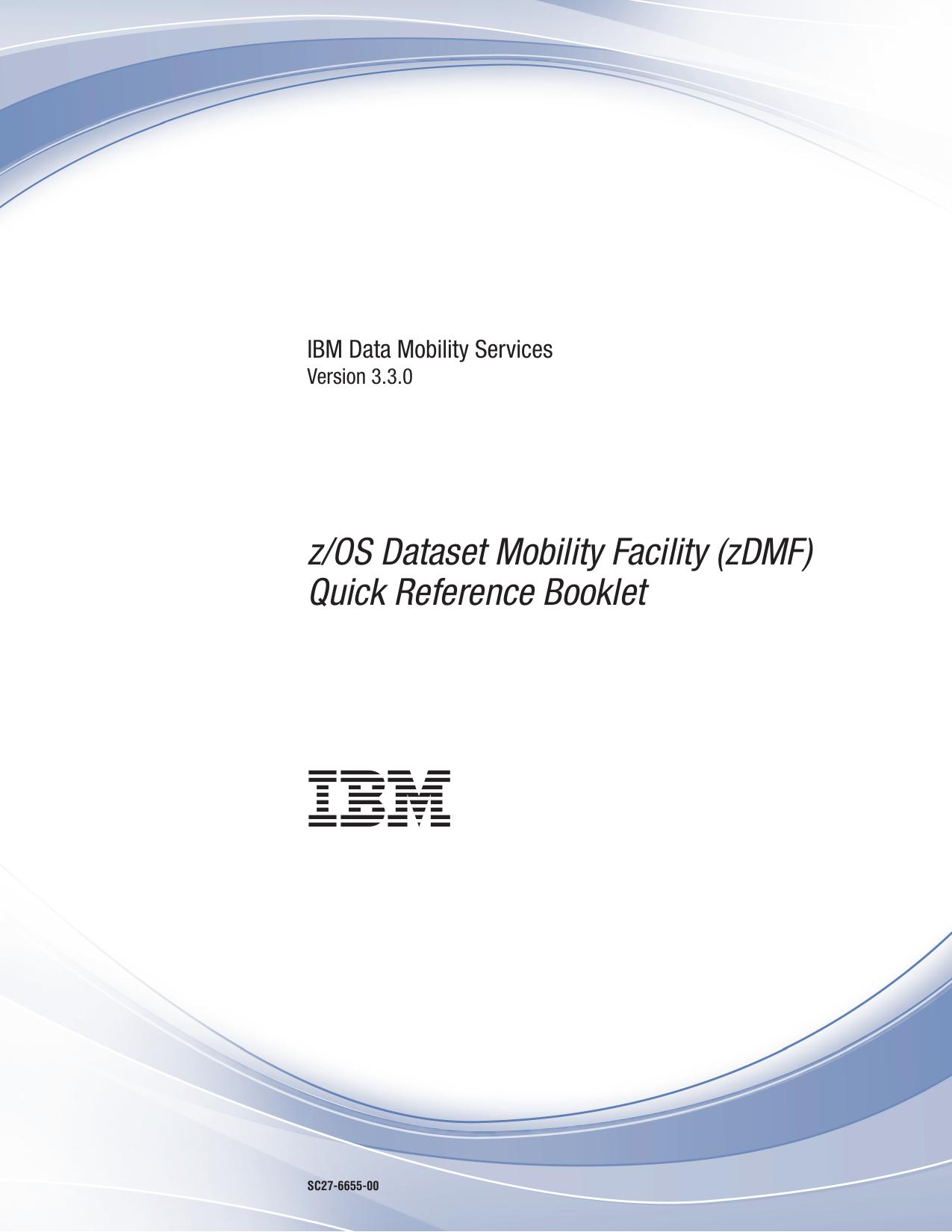 zDMF Quick Reference