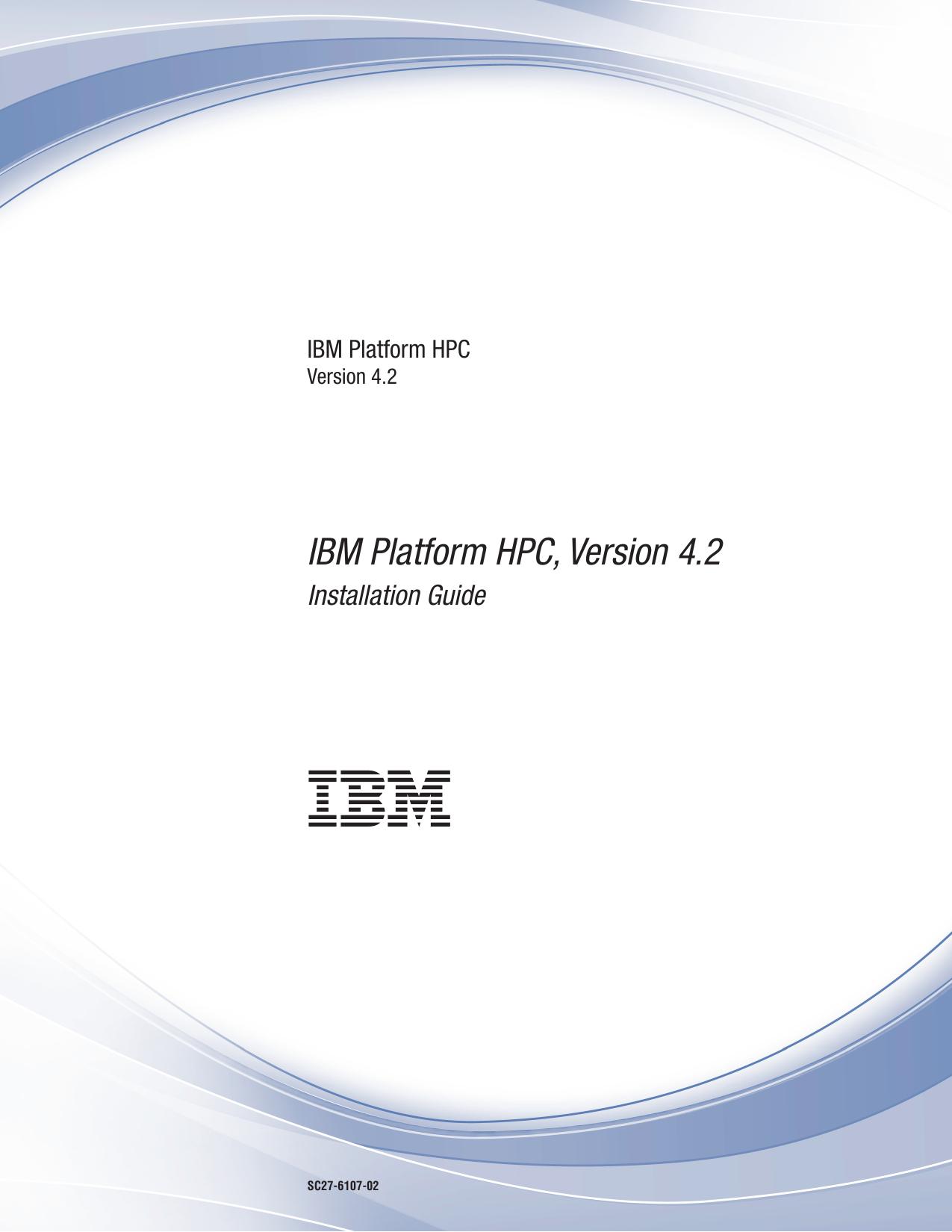 Installing IBM Platform HPC Version 4.2