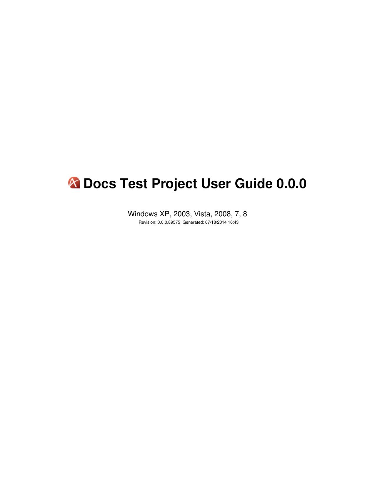 Docs Test Project