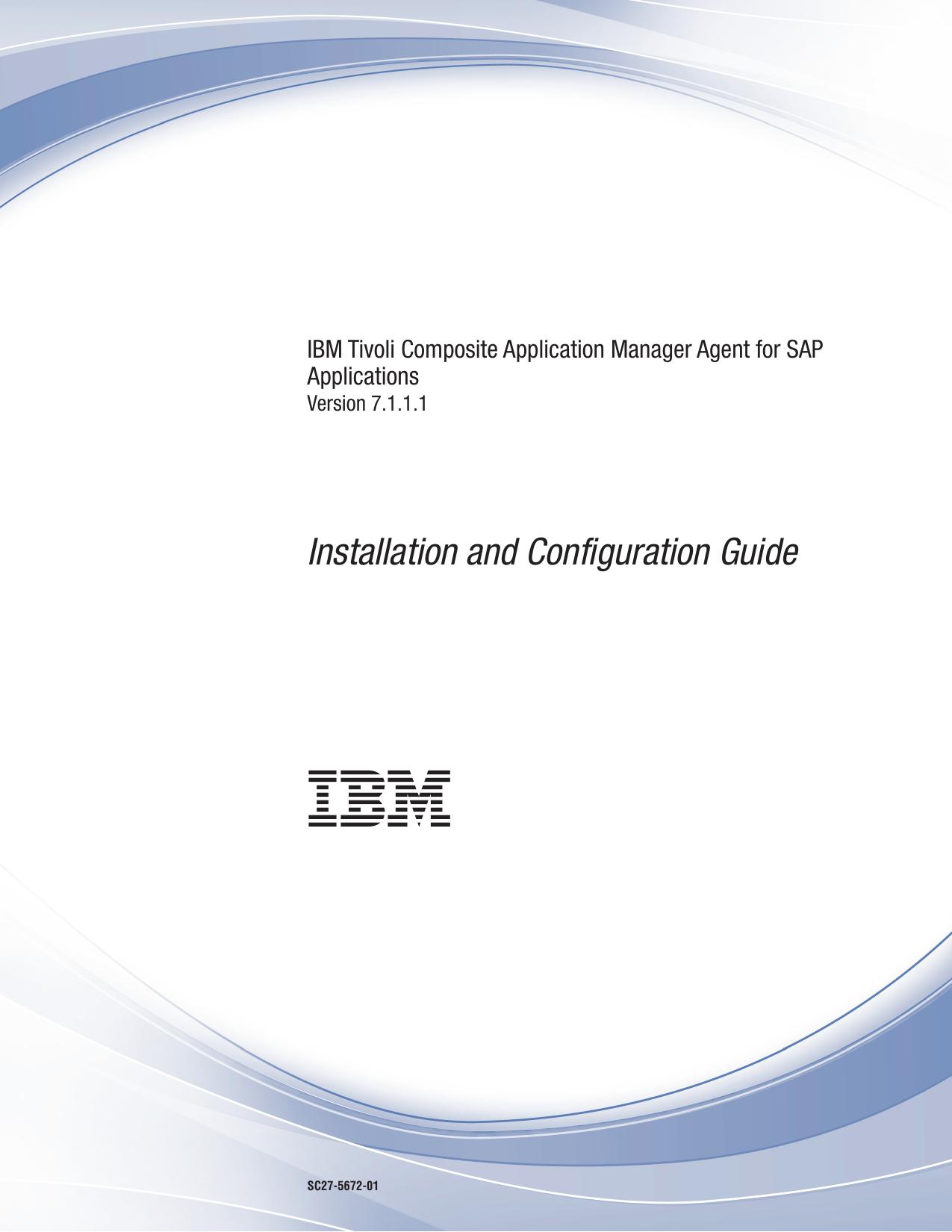 SAP agent Installation and Configuration Guide