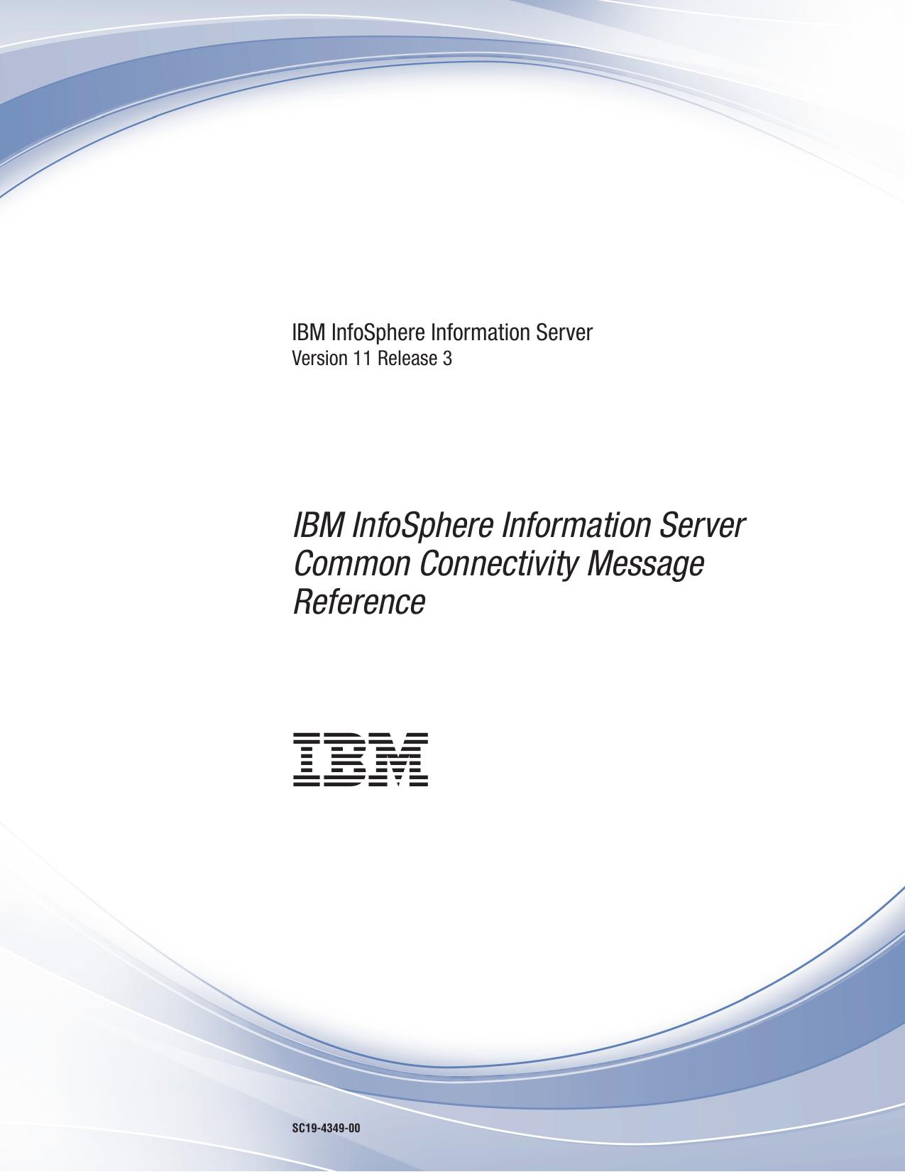 Common Connectivity Message Reference