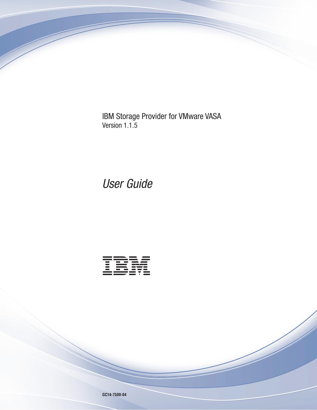 IBM Storage Provider for VMware VASA