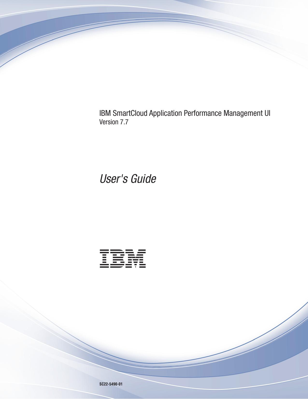 SmartCloud Application Performance Management UI User's Guide