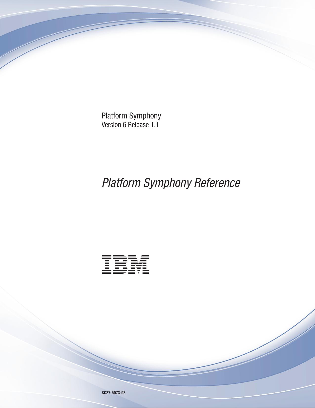 Platform Symphony Reference