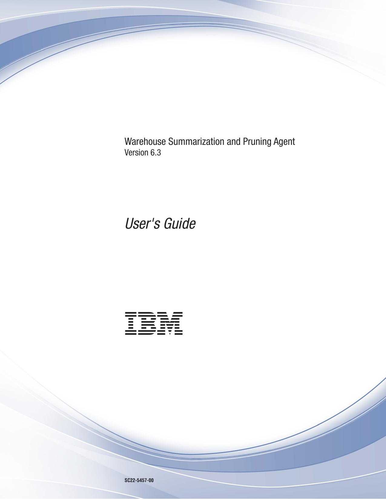 Warehouse Summarization and Pruning Agent User's Guide
