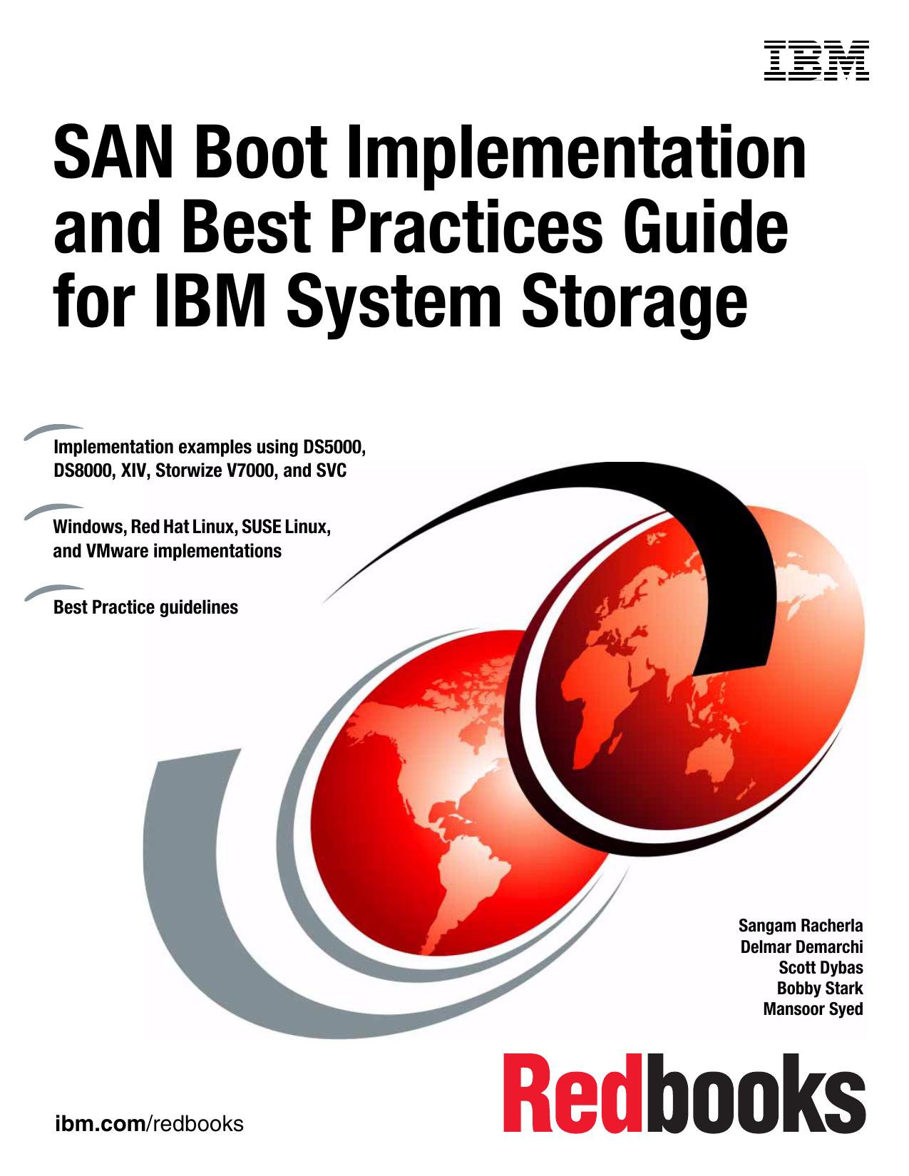SAN Boot Implementation and Best Practices Guide for IBM System Storage