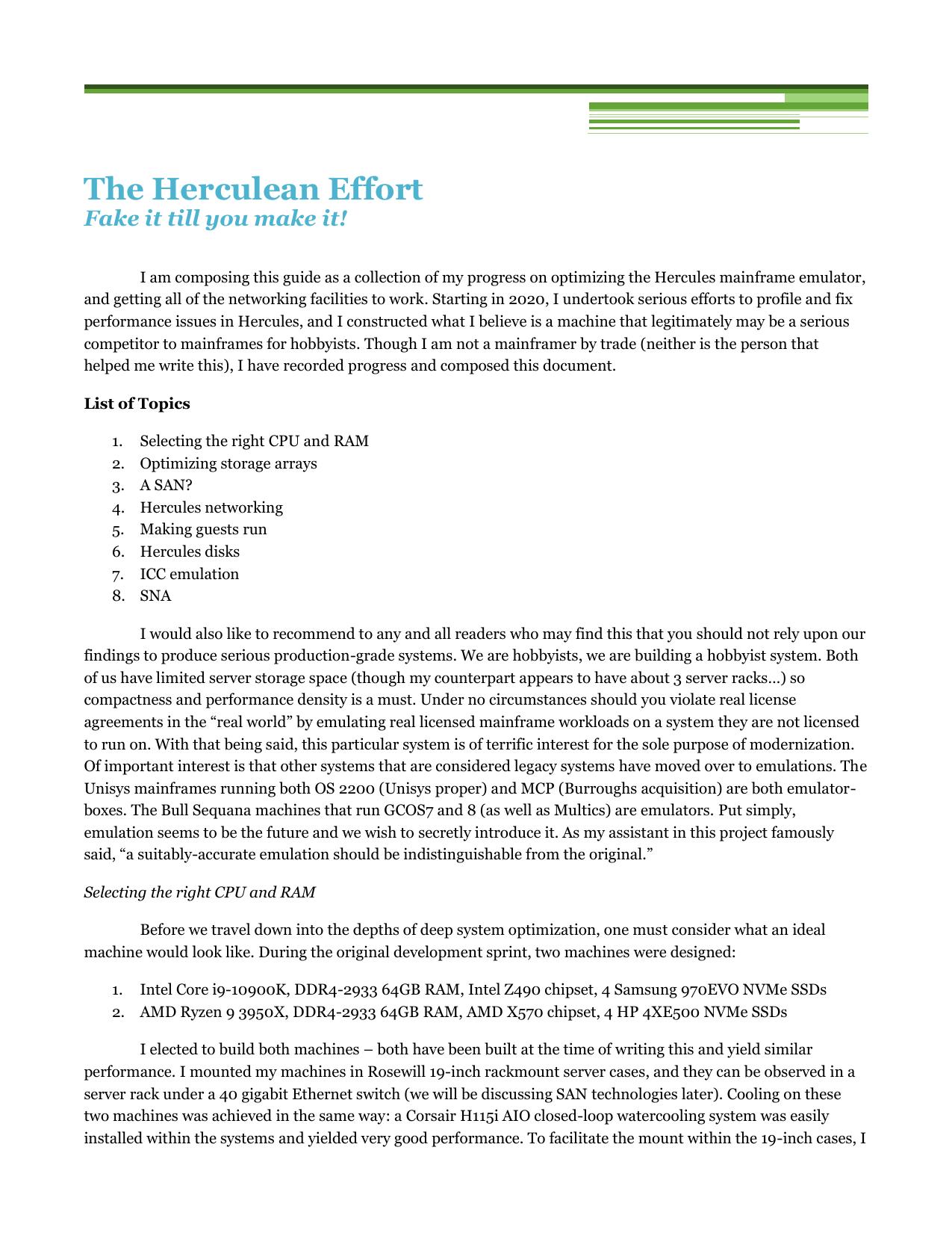The Herculean Effort 2